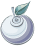 Abstract blueberry ink vector logo for MoraMore, symbolizing mindful living, wellness, and sustainability